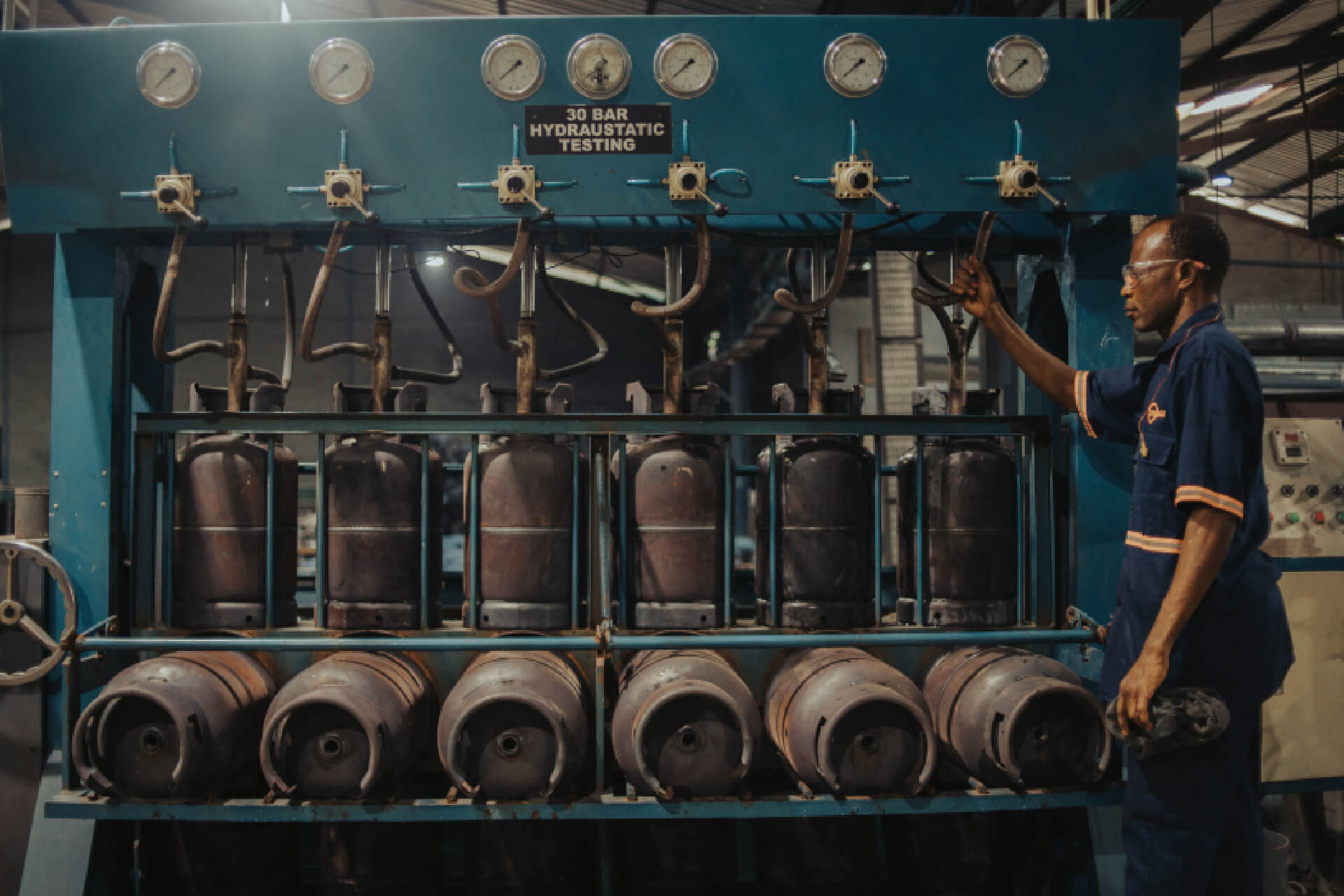 Dedicated Zen Limited's worker hard at work in the factory.