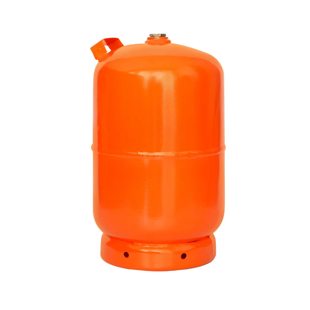 A LPG cylinder with ventilation holes at the bottom, manufactured by Zen Limited, a leading LPG cylinder manufacturer in Nigeria.